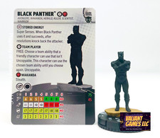 Marvel Heroclix Black Panther 001 w/ Card Black Panther Set