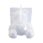 2PC 3D Teddy Bear Silicone Mould Epoxy Resin Craft Making for DIY Nail Jewellery