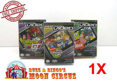 Gba Video Boxes 1x GAME BOY ADVANCE VIDEO GAME BOX - CLEAR PLASTIC BOX PROTECTOR SLEEVE ...
