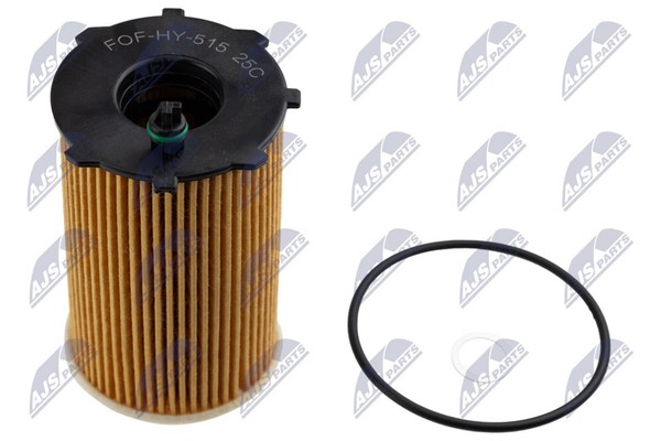 NTY ÖLfilter FOF-HY-515 Filtereinsatz FüR Hyundai Santa FÉ 2 CM FE 4 TM TMA 4X4-image