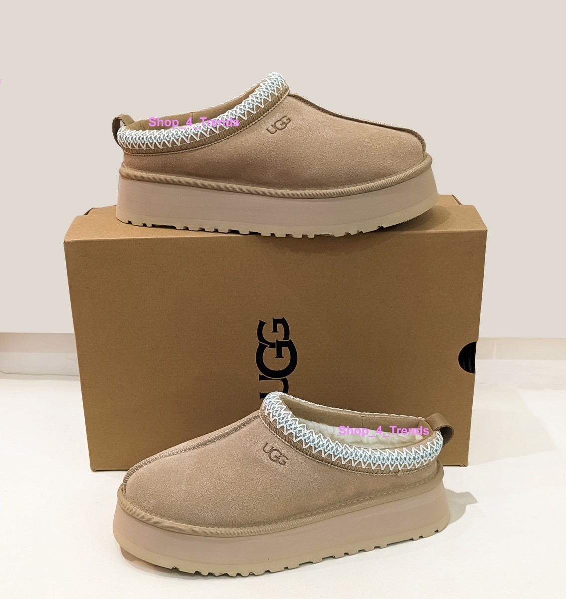 100% New with Box Women's Shoes UGG Brand Braid Tazz II Platform