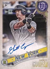2018 Topps Gypsy Queen New York Yankees Garrett Cooper Autographs