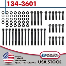 134-3601 Sbc Head Bolts Kit Small Block Set For Chevy 6 Point Oem Brodix Heads