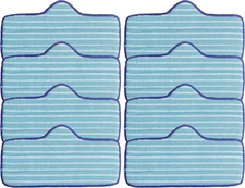 8 Pack Microfiber Mop Pad Compatible with Dupray Neat Steam Cleaners - Durable, 