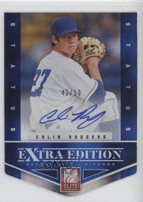 2012 Elite Extra Edition /50 Colin Rodgers #64 Auto 07ke