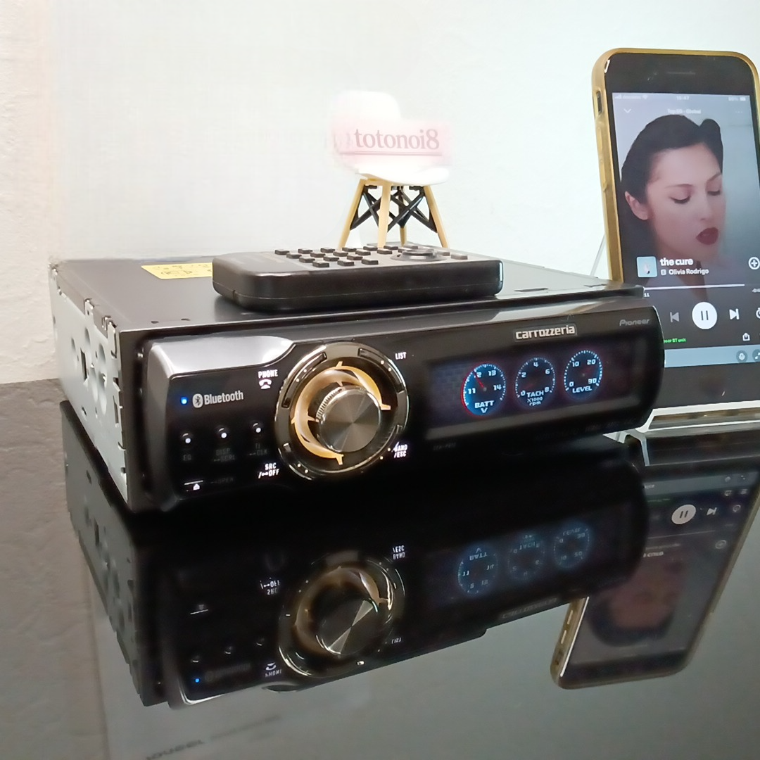 DEH-P810 カロッツェリア Bluetooth 動作確認済【頭文字D仕様】 Pioneer Carrozzeria DEH-P810 Car Audio CD MP3 Bluetooth DSP EQ JDM