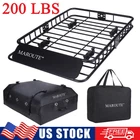51"x36"x5" Roof Rack Heavy Duty Rooftop Cargo Carrier Roof Basket with Cargo Bag
