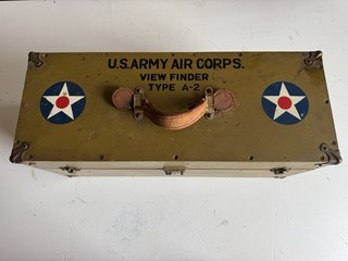 RARE WWII U.S. ARMY AIR CORPS A 2 VIEW FINDER FAIRCHILD AVIATION STARS AAC/AAF