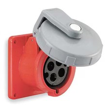 Hubbell Wiring Device-Kellems Hbl430r7w Watertight Pin & Sleeve Receptacle, 30