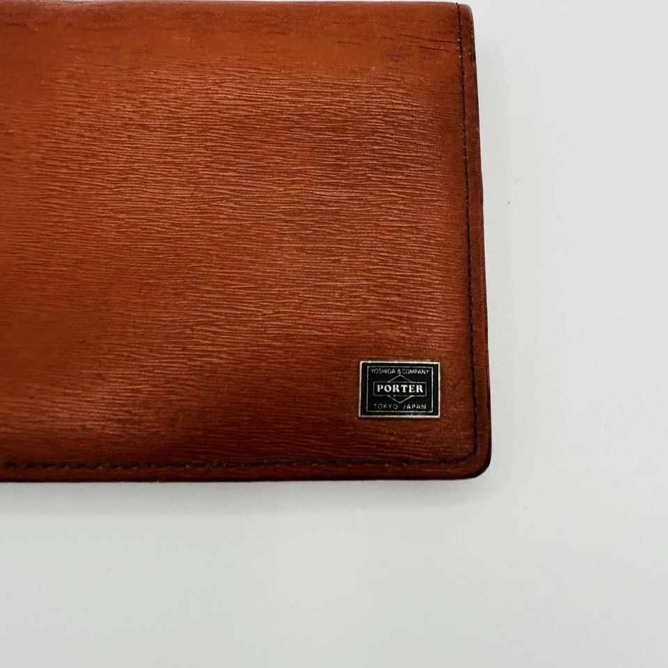 Cartera Porter Yoshida & Co Larga Plegable Para Hombre Cuero Organizador Cremallera Hecha en Japón Foto 2 de 4