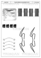 ZubehöRsatz Scheibenbremsbelag Triscan 8105 291633 FüR VW Golf 8 CD1 DA1 Variant