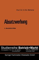 Karl Christian Behrens | Absatzwerbung | Taschenbuch | Deutsch (1976) | 239 S.