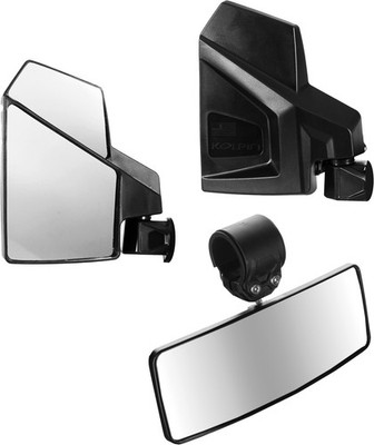 Kolpin 98312 UTV Side and Rear Mirror Combo ATV UTV Universal