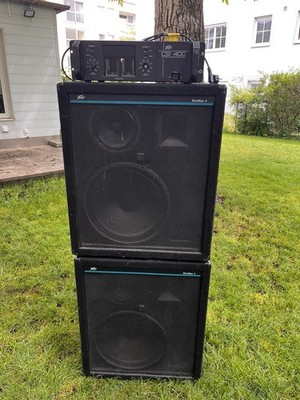 Peavey EuroSys 4 PA-Lautsprecher passiv mit CS 400 Verstärker Set