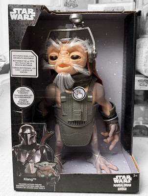 Disney Parks Klang Talking Action Figure Star Wars Mandalorian Grogu New In Box