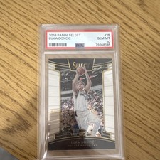 Panini 2018-19 Select Concourse Luka Dončić #25 Rookie Base PSA 10 Mavericks