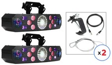 Eliminator Furious Five RG 5-in-1 Lighting Effect Fixture Essentials Bundle -