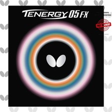 Tenergy 05-FX Table Tennis Rubber Sheet   2.1 mm Red/Black, Professional Quality