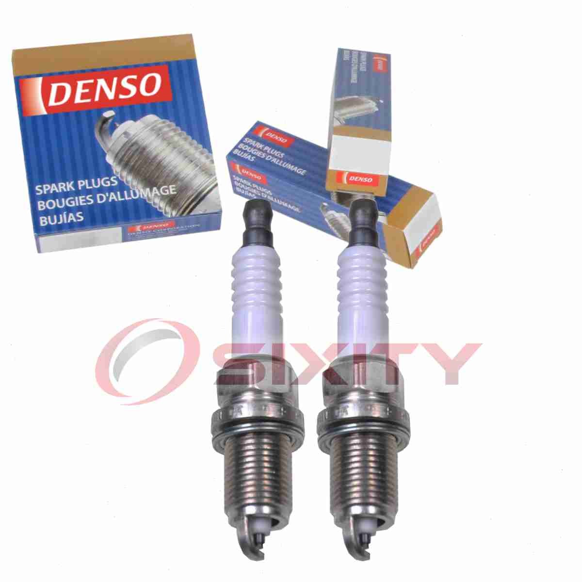 2 pc DENSO 3169 Standard Spark Plugs for SPZFR6F11G SP00QC9MC4 KJ20CR-L11 yf