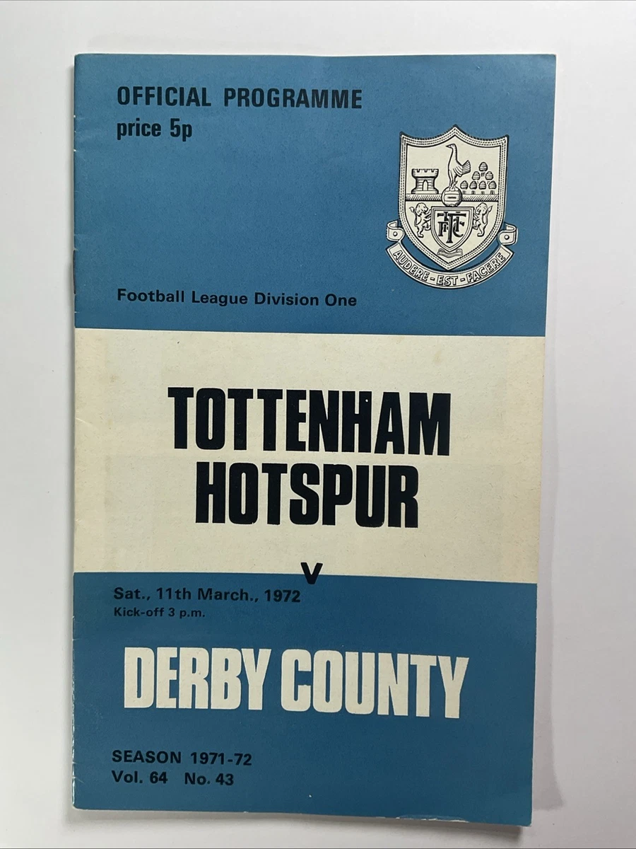 A Collection Of Tottenham Hotspur Football Club Official Programmes From The 1960s And 1970s Digital Composite R80351