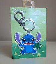 Disney Lilo Stitch Stitch Keychain with Clip and Key Ring NEW