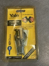 Yale Front Door X5 Cylinder With Two Keys Brass Model P-X52KP-PB
