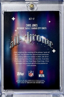 メ*ル様 再入荷　ラスト在庫　激レア！CLUBHAUS×JONES コラボカート CHRIS JONES RARE TOPPS CHROME ALL CHROME INSERT INVESTMENT CARD KC