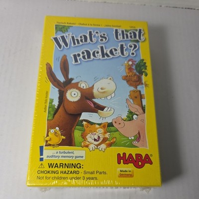What's that racket?  Board Game HABA - Brand New Sealed
