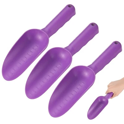 Pour 3-Pack  de Jardin Plastique 9.84 Pouces pour Creuser [Violet] - Photo 1/4