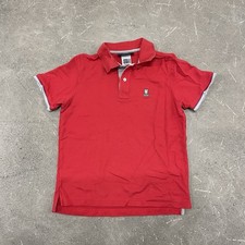 Psycho Bunny Shirt Boys Youth L 14/16 Red Polo Pima Cotton