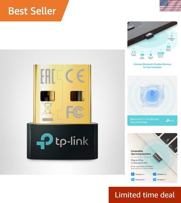 Ultra-Small USB Bluetooth 5.4 Dongle - Seamless Connectivity for Windows Devices