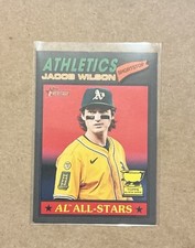 2026 Topps Heritage Dark Gray Border Parallel #17 Jacob Wilson All-Star RC Cup