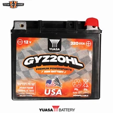 GYZ20HL Sealed Factory Activated YUASA AGM Battery Fit For Harley Yamaha
