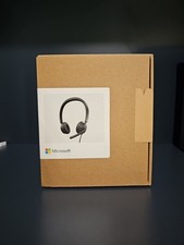 Microsoft Modern Wired Headset, On-Ear Stereo Headphones, Model: 1989 - Sealed
