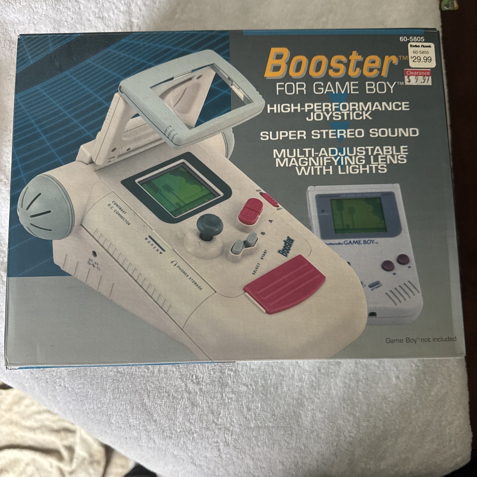 Vintage Radio Shack Booster For Game Boy Factory Sealed NIB