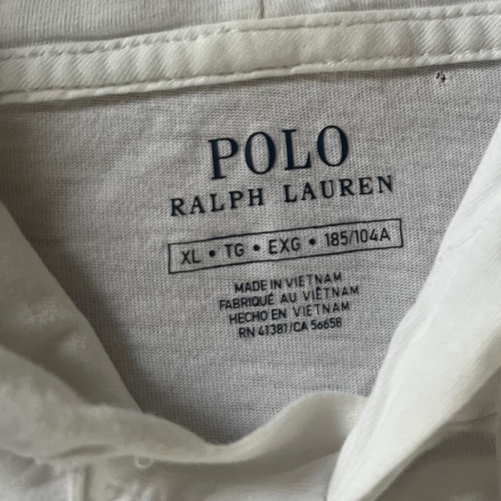 Polo Ralph Lauren Felpa con Cappuccio Uomo XL Bianco Pullover Leggero 100% Cotone Pony