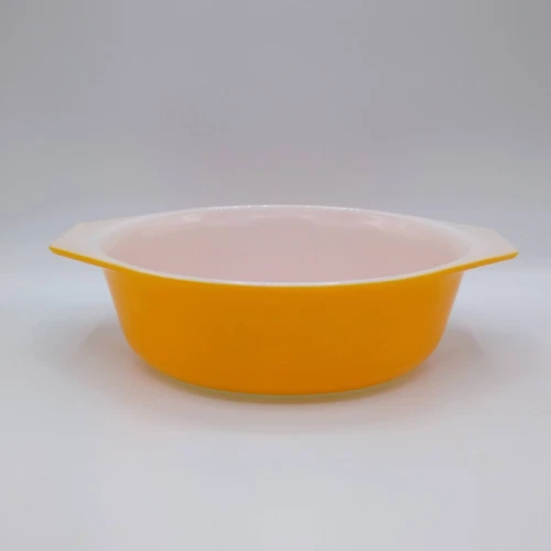 Vintage Pyrex Friendship 043 Oval Covered Casserole Dish 1-1/2 Qt No Lid