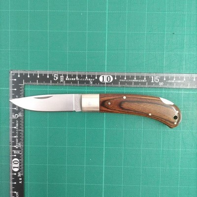HIRO KNIVES HIRO_GIN-1 Folding Knife IC CUT GIN-1 Steel Wood Handle