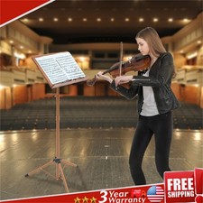 Music Stand Foldable Tripod Base Portable Sheet Music Stand Adjustable Height
