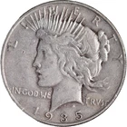1935-S $1 Peace Silver Dollar ~ VF