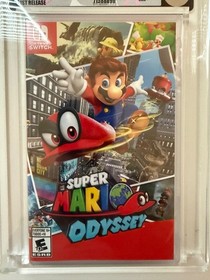 Super Mario Odyssey (Nintendo Switch) VGA 85 Sealed First Print not WATA CGC