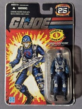 2007 Cobra Officer wave 1 foil card v4 G.I. Joe 25th Anniversary sealed MOC