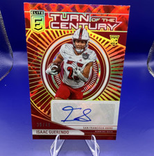 Panini 2024 Donruss Elite Turn of the Century Isaac Guerendo Auto Red /49 RC