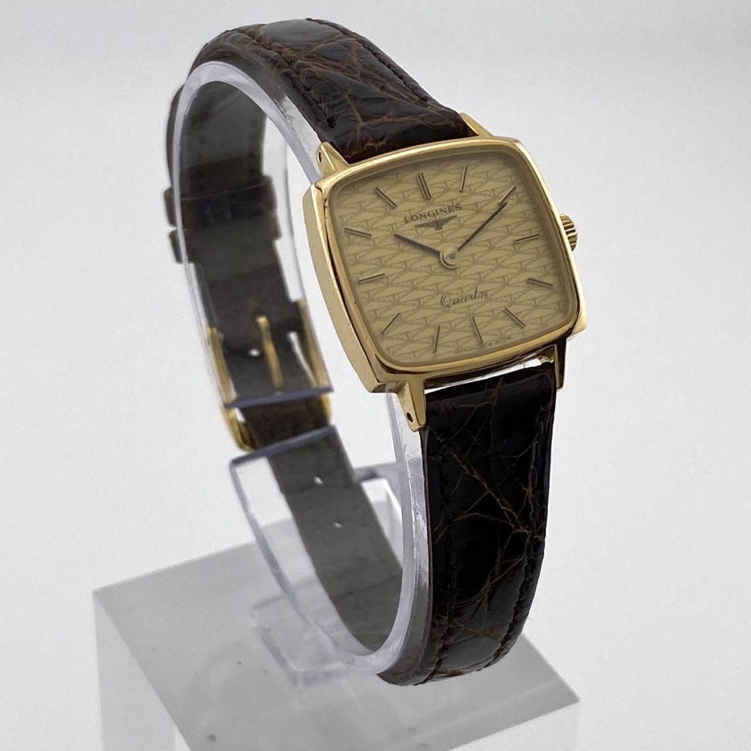 LONGINES Gyoje Gold Mens Quartz Wristwatch with Elegant Dial