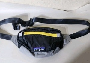 Patagonia Ultralight Black Gray Mini Hip Pack Fanny Bag