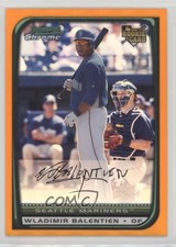 2008 Bowman Draft Chrome Orange Refractor 23/25 Wladimir Balentien #BDP5 4r3