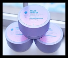 Bath  Body Works 7.1 oz Berry Bliss Fruit Fusion Smooth  Soothe Body Cream x3