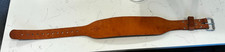 Bollinger Leather Weight Lifting Support Belt Buckle, size medium