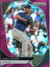 2020 Panini Prizm #234 Mike Minor Purple Prizm