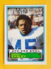 Kenny Easley 1983 Topps Rookie Football Card #384 Seattle Seahawks Safety HOF RC. rookie card picture